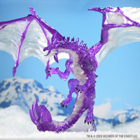 D&D Icons of the Realms: Adult Amethyst Dragon Boxed Miniature