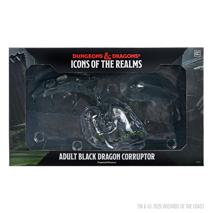 PRE-ORDER - D&D Icons of the Realms: Adult Black Dragon Corruptor [2024] - 2