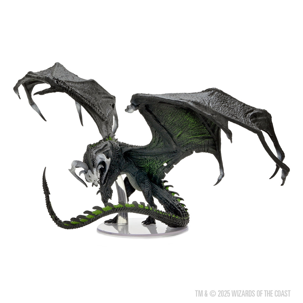BACK-ORDER D&D Icons of the Realms: Adult Black Dragon Corruptor