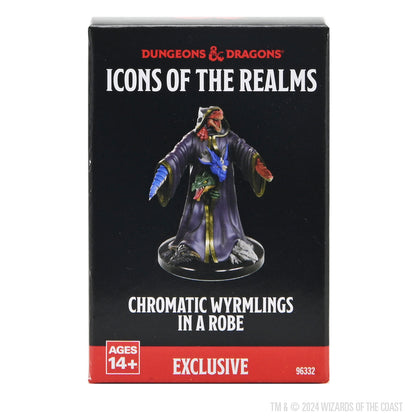 D&D Icons of the Realms: Chromatic Wyrmlings in a Robe Exclusive Miniature - 1