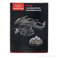 D&D Icons of the Realms: Black Dragon Wyrmling & Black Dragon Egg Clutch Exclusive Miniature