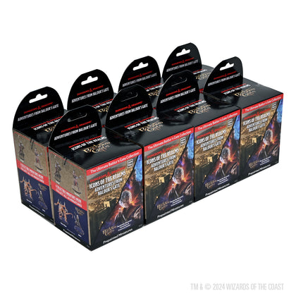 PRE-ORDER - D&D Icons of the Realms: Adventures from Baldur's Gate - 8 ct. Booster Brick | Includes Characters from BG3 - 2