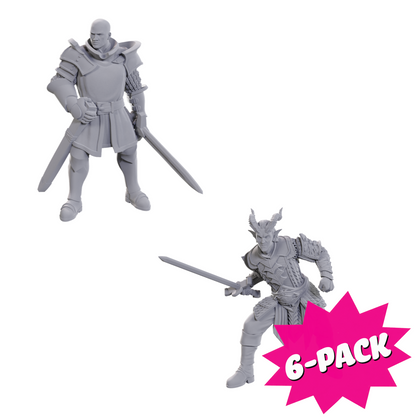 D&D Nolzur's Marvelous Miniatures: Special Edition Baldur's Gate 3 — Ulder Ravengard & Zevlor (Bundle of 6)
