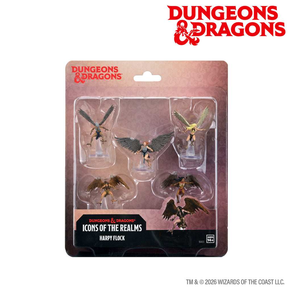 PRE-ORDER - D&D Icons of the Realms: Harpy Flock