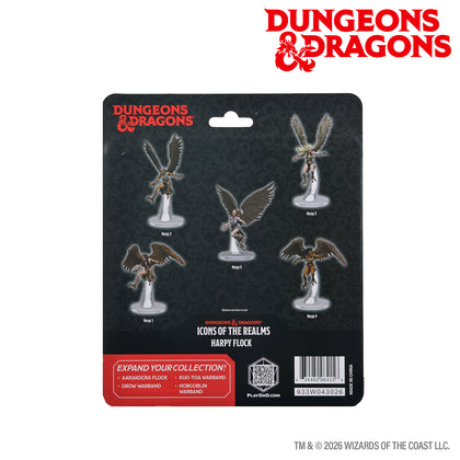 PRE-ORDER - D&D Icons of the Realms: Harpy Flock - 2