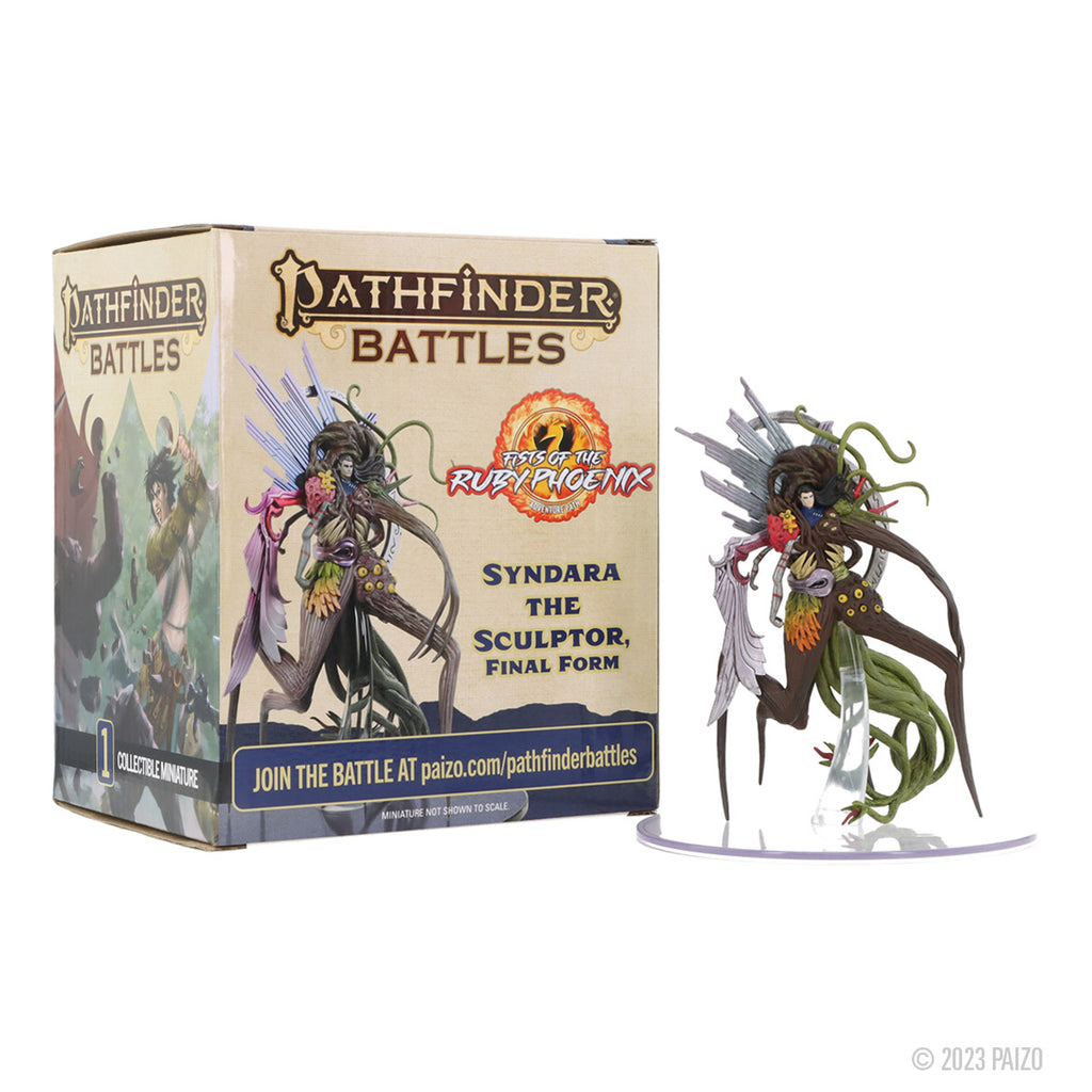 Pathfinder Battles: Fists of the Ruby Phoenix - Syndara the Sculptor, Final Form Boxed Figure