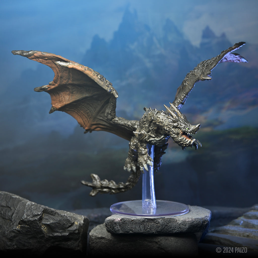 Adamantine Shell PRE-ORDER - Pathfinder Battles: Adult Adamantine Dragon Boxed Miniatur ...