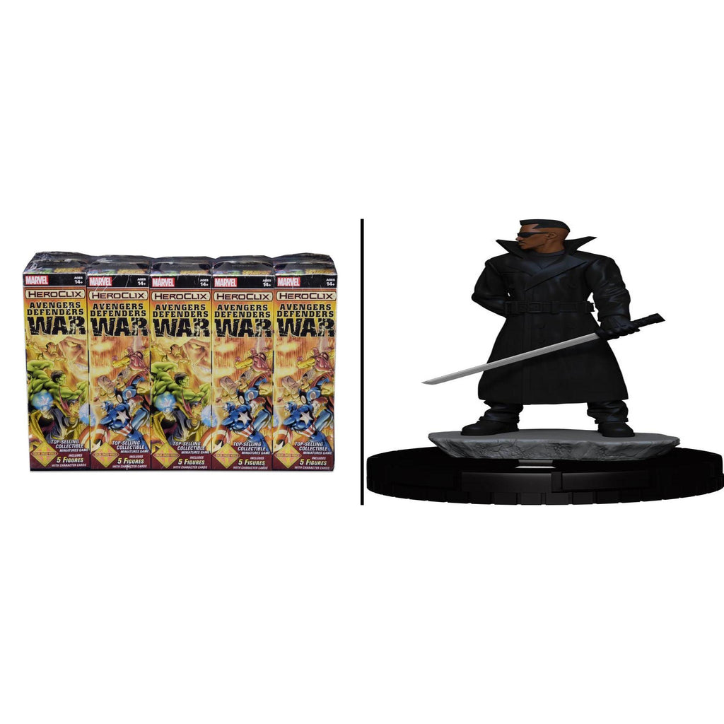 HeroClix Avengers/Defenders War Booster Brick + Wheels of Vengeance OP Kit (Play All Summer Bundle)