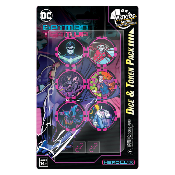 DC Comics HeroClix: Batman Team-Up Dice and Token Pack – WizKids