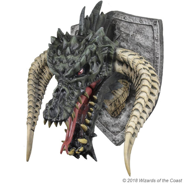BACK-ORDER - D&D Replicas of the Realms: Black Dragon Trophy Plaque ...