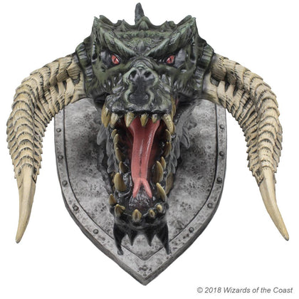 BACK-ORDER - D&D Replicas of the Realms: Black Dragon Trophy Plaque - 2