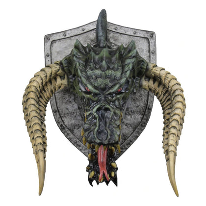 BACK-ORDER - D&D Replicas of the Realms: Black Dragon Trophy Plaque - 1