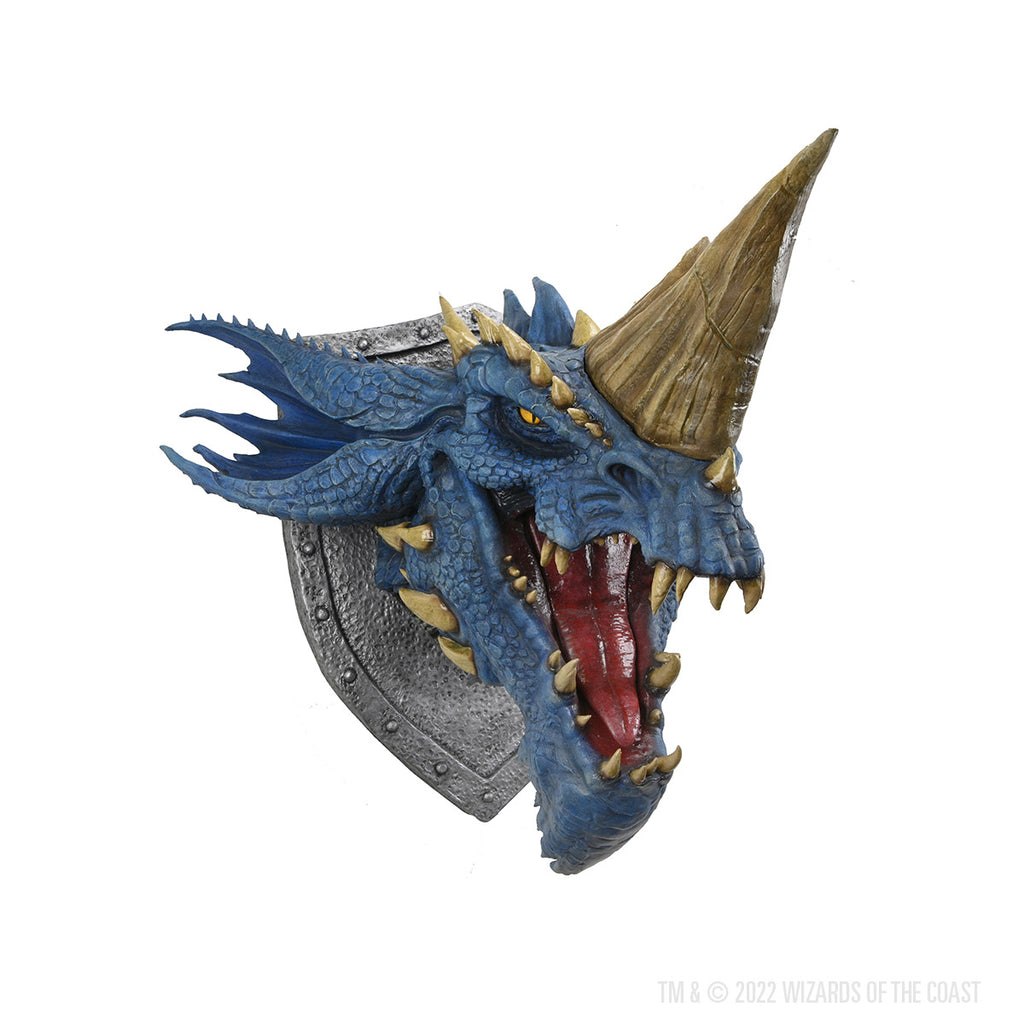 D&D Replicas of the Realms: Blue Dragon Trophy Plaque – WizKids