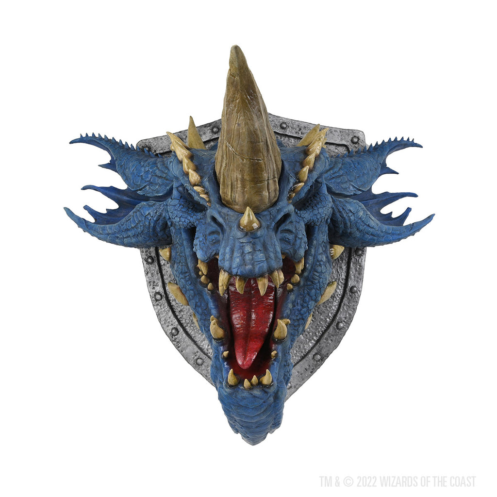 D&D Replicas of the Realms: Blue Dragon Trophy Plaque – WizKids
