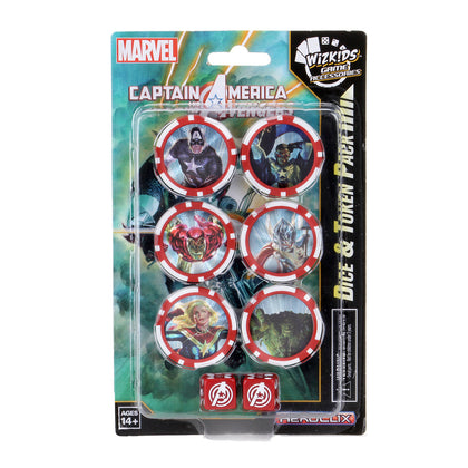 Marvel HeroClix: Captain America and the Avengers Dice and Token Pack - 1