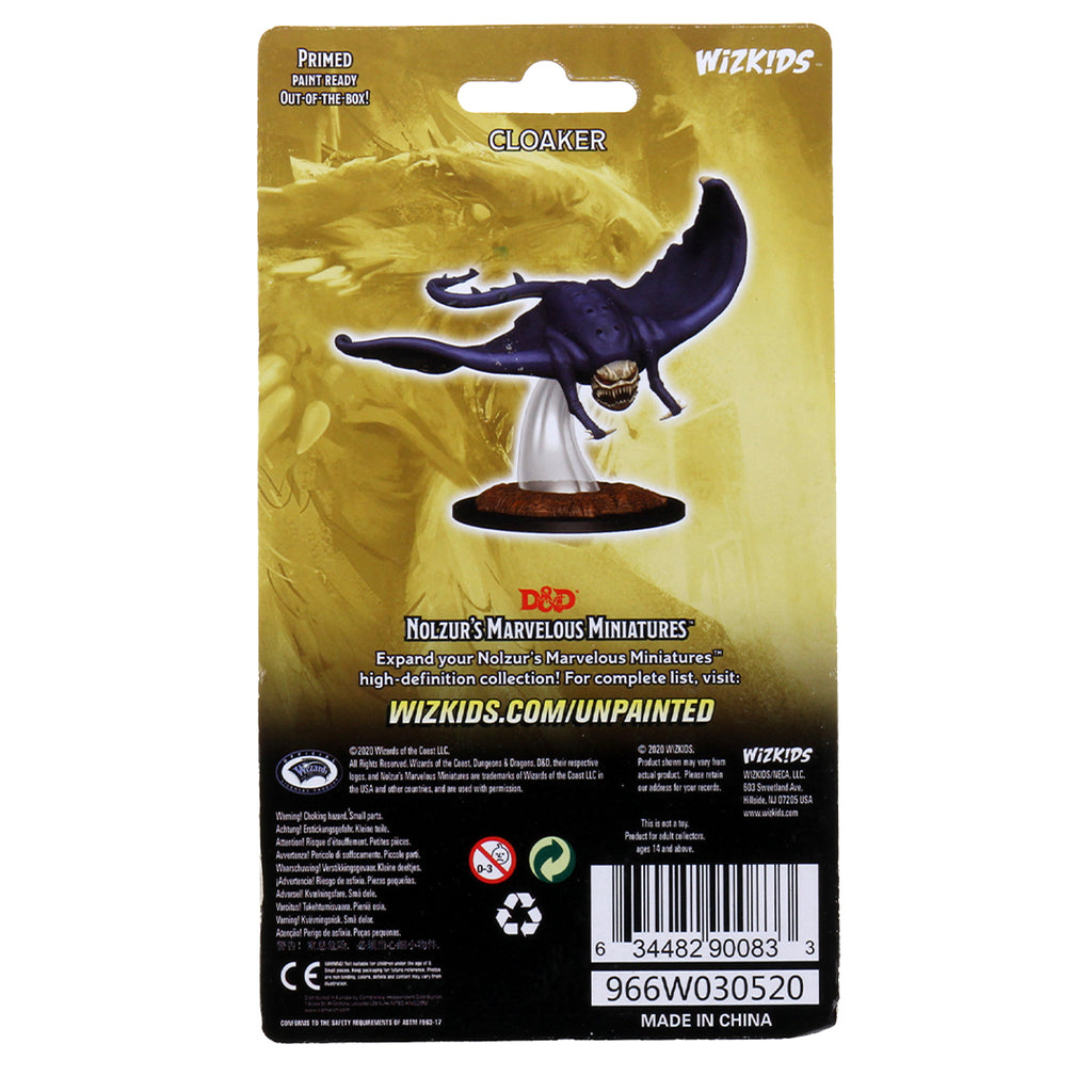 WizKids D&D Nolzur's Marvelous Miniatures – Cloaker (6 Miniaturen), Bemaltes Fantasy-Figuren-Set