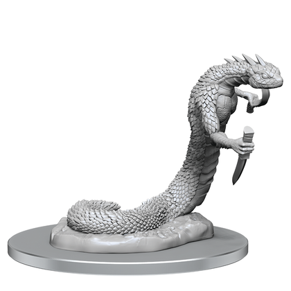 Critical Role Unpainted Miniatures: Serpentfolk & Serpentfolk Ghost - 1