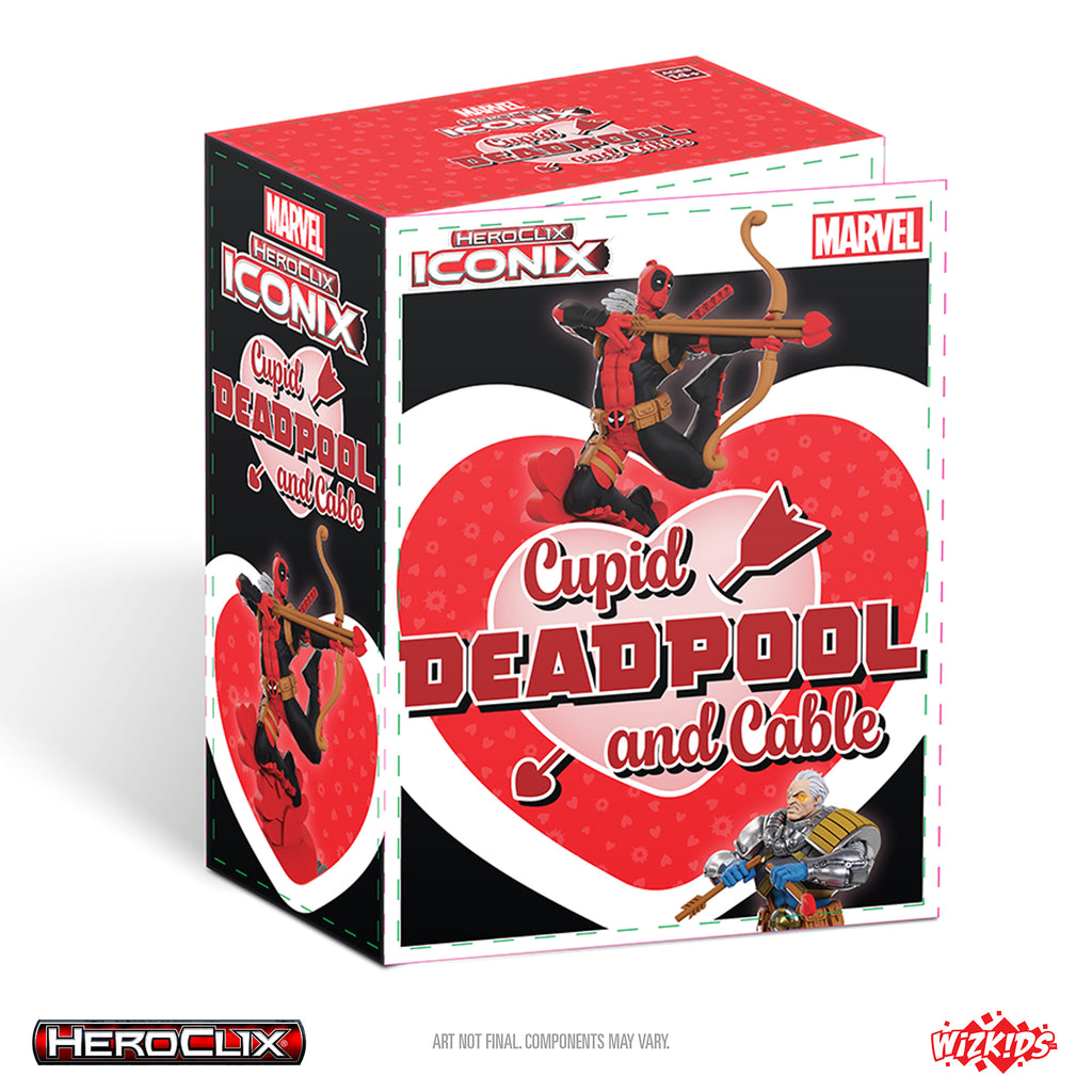 PRE-ORDER - Marvel HeroClix Iconix: Cupid Deadpool and Cable