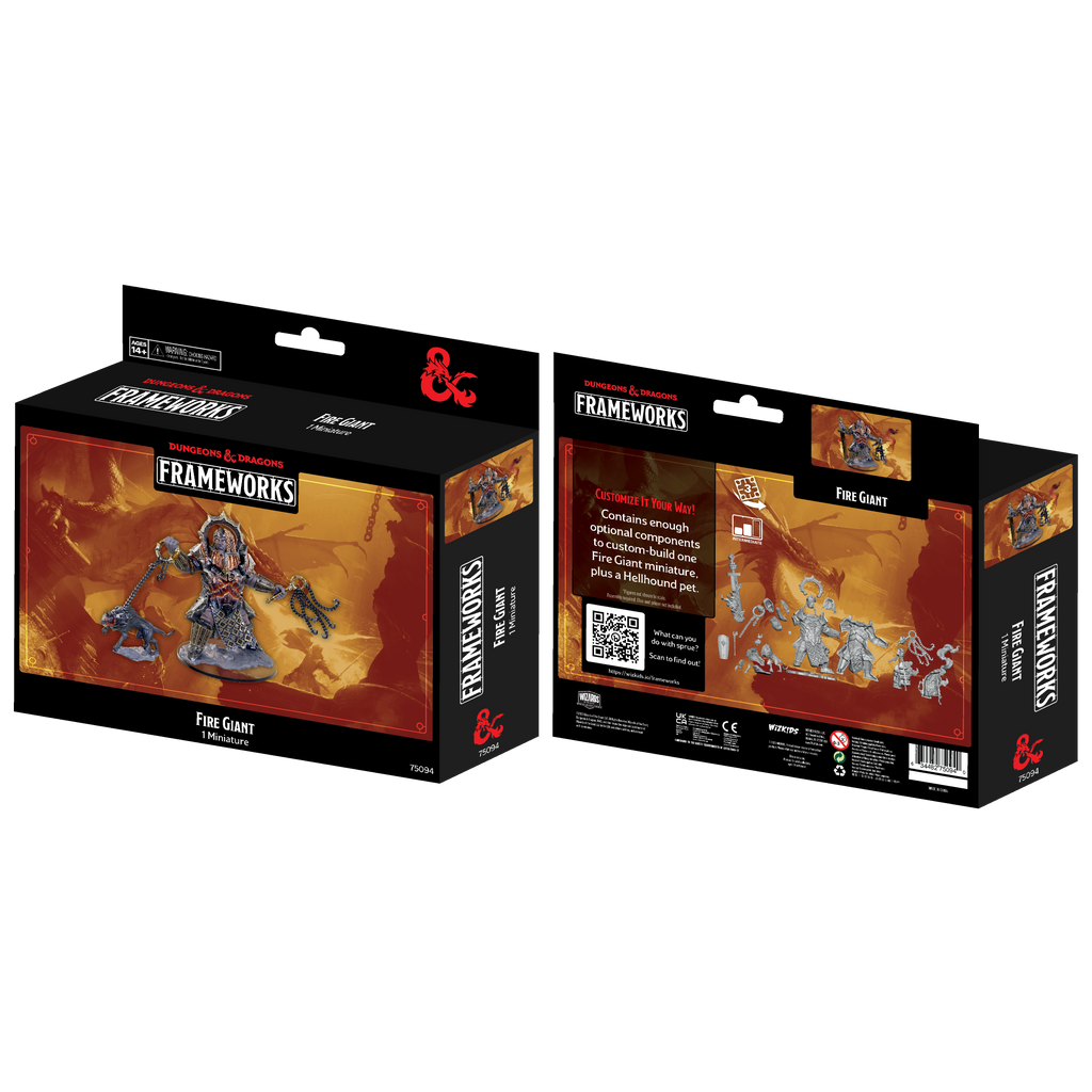D&D Frameworks: Fire Giant - Unpainted and Unassembled