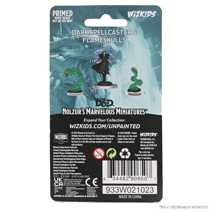 D&D Nolzur's Marvelous Miniatures: Dark Spellcaster & Flameskull - 2