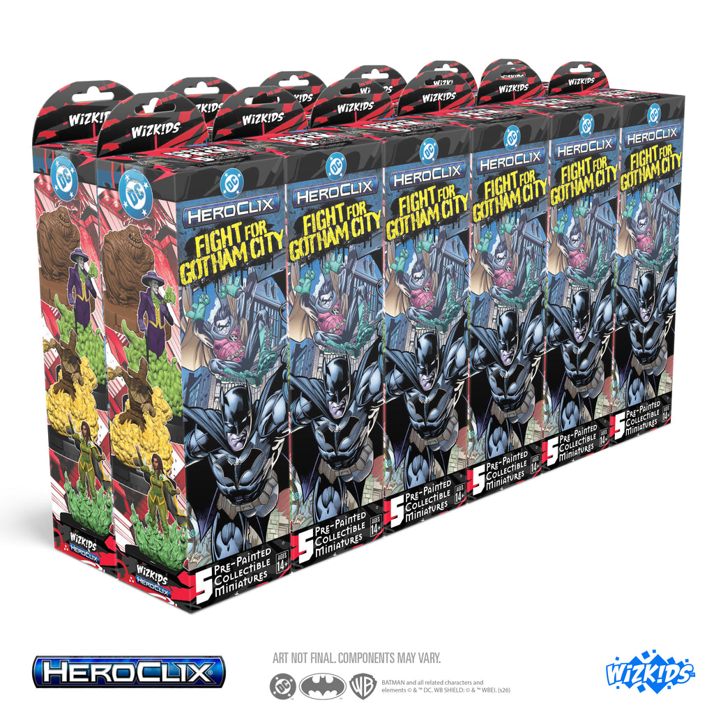 PRE-ORDER - DC HeroClix: Fight for Gotham City Booster Brick
