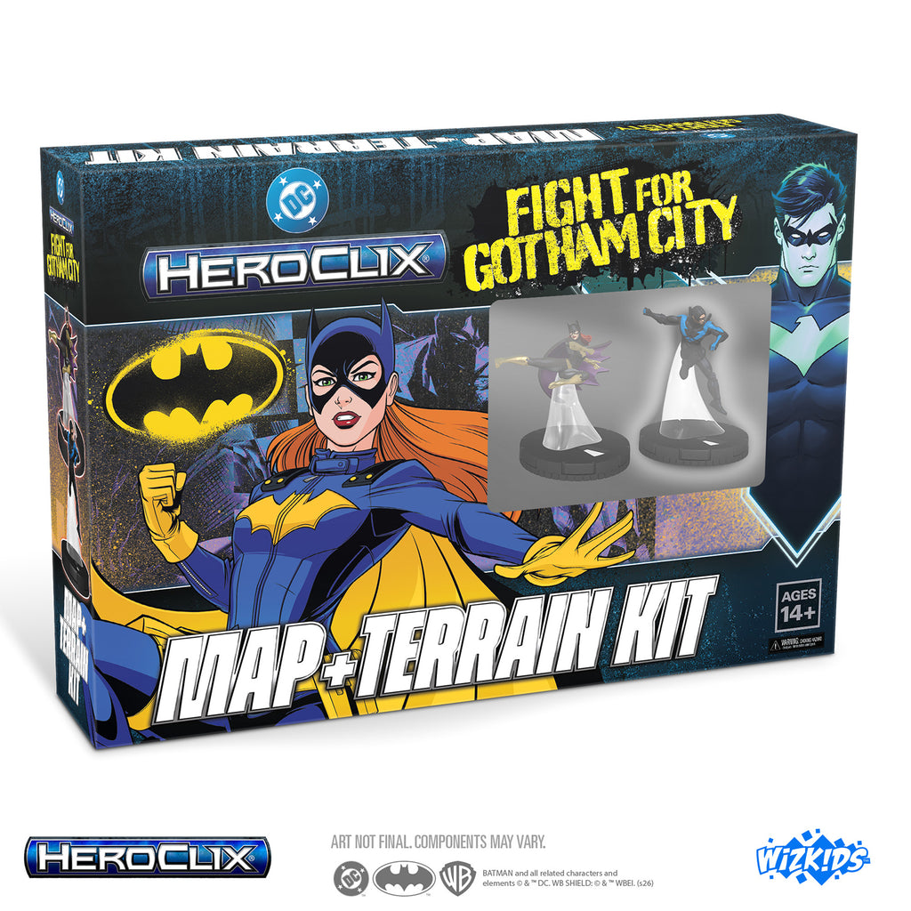 PRE-ORDER - DC HeroClix: Fight for Gotham City Map and Terrain Kit