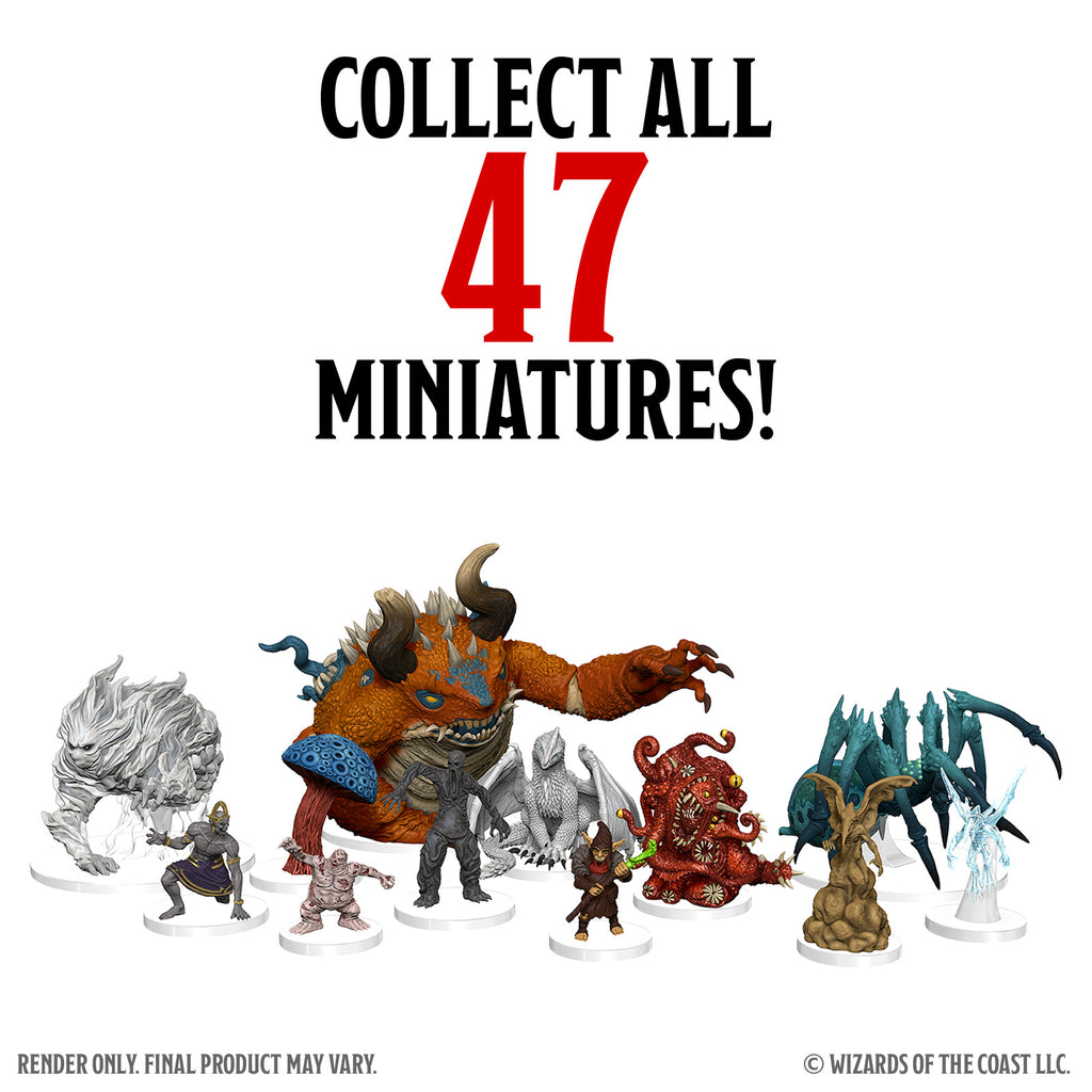 group of monsters D&D Icons of the Realms: Monster Manual Collection II 10 ct. Booster B – WizKids