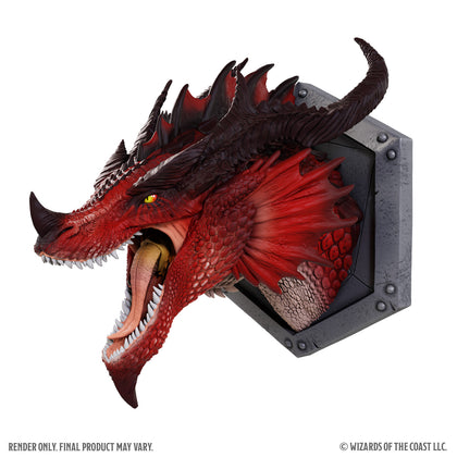 D&D Replicas of the Realms: Red Dragon 12" Trophy Plaque - 1