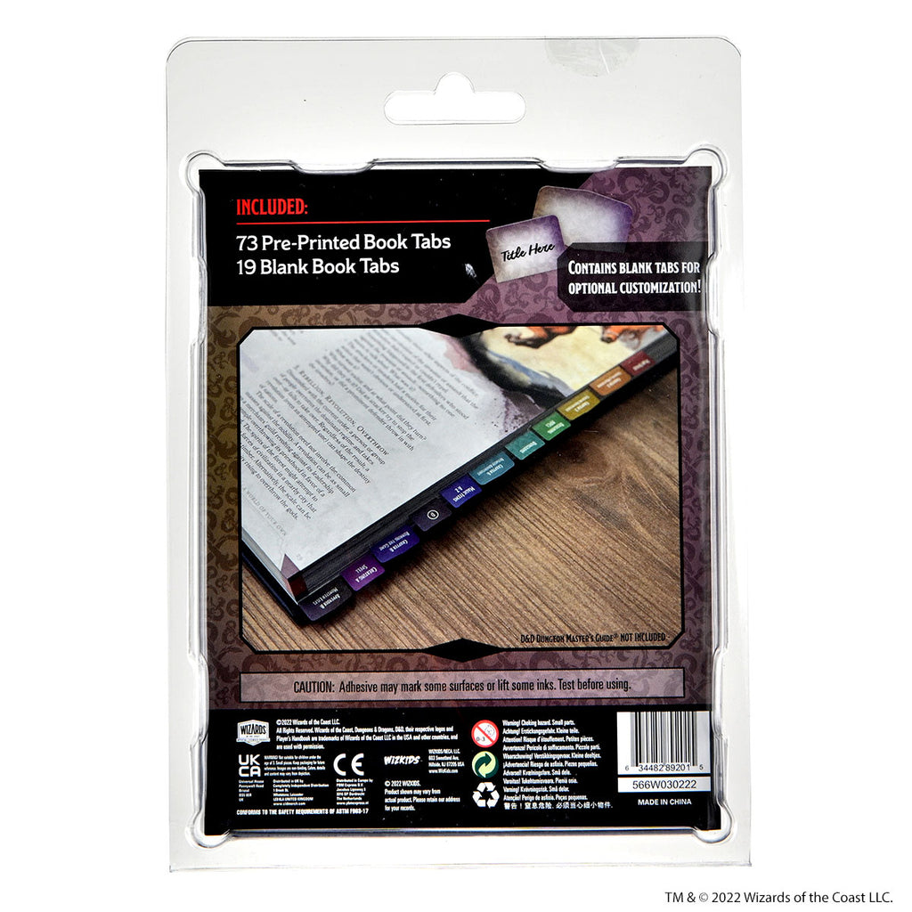 D&D Book Tabs: Dungeon Master's Guide – WizKids