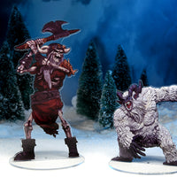 D&D Idols of the Realms: Icewind Dale Rime of the Frostmaiden - Frost Giant Skeleton - 2D Set