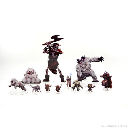 D&D Idols of the Realms: Icewind Dale Rime of the Frostmaiden - Frost Giant Skeleton - 2D Set - 3