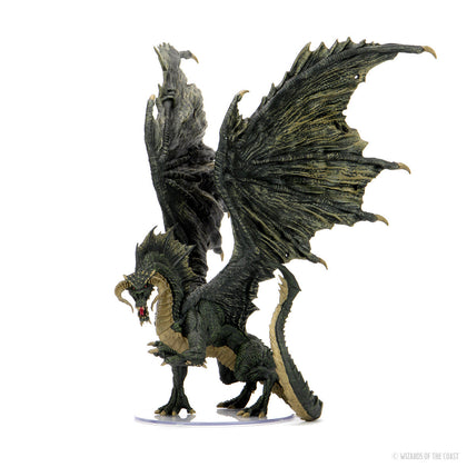 D&D Icons of the Realms: Adult Black Dragon Premium Figure - 1