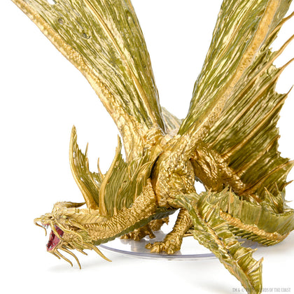 D&D Icons of the Realms: Adult Gold Dragon Premium Figure - 3