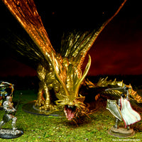D&D Icons of the Realms: Adult Gold Dragon Premium Figure
