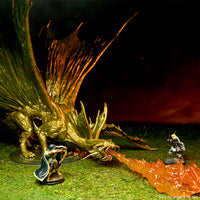 D&D Icons of the Realms: Adult Gold Dragon Premium Figure