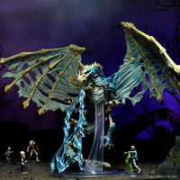 D&D Icons of the Realms Miniatures: Boneyard Premium Set - Blue Dracolich