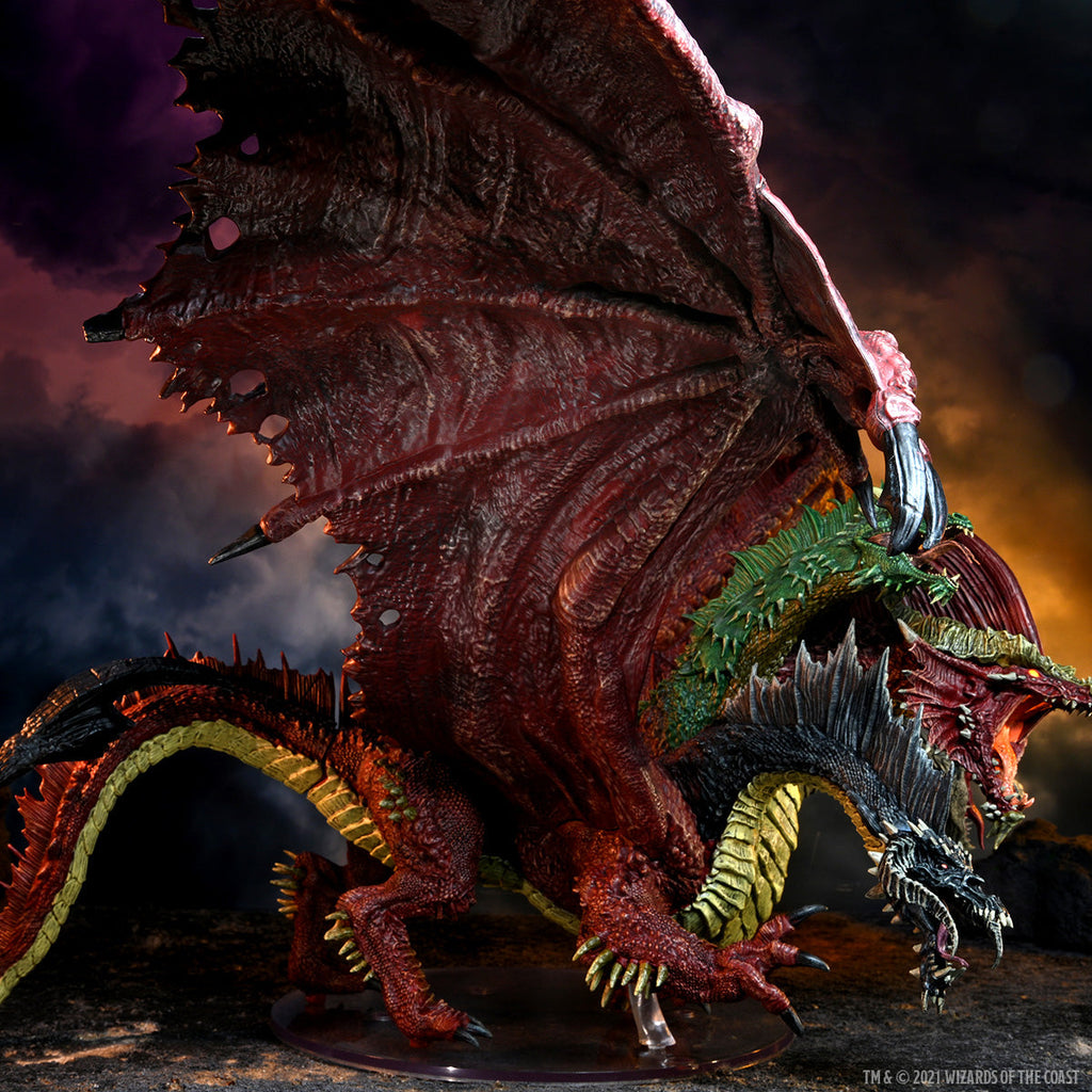 Dungeons and Dragons D&D Miniatures Gargantuan Tiamat