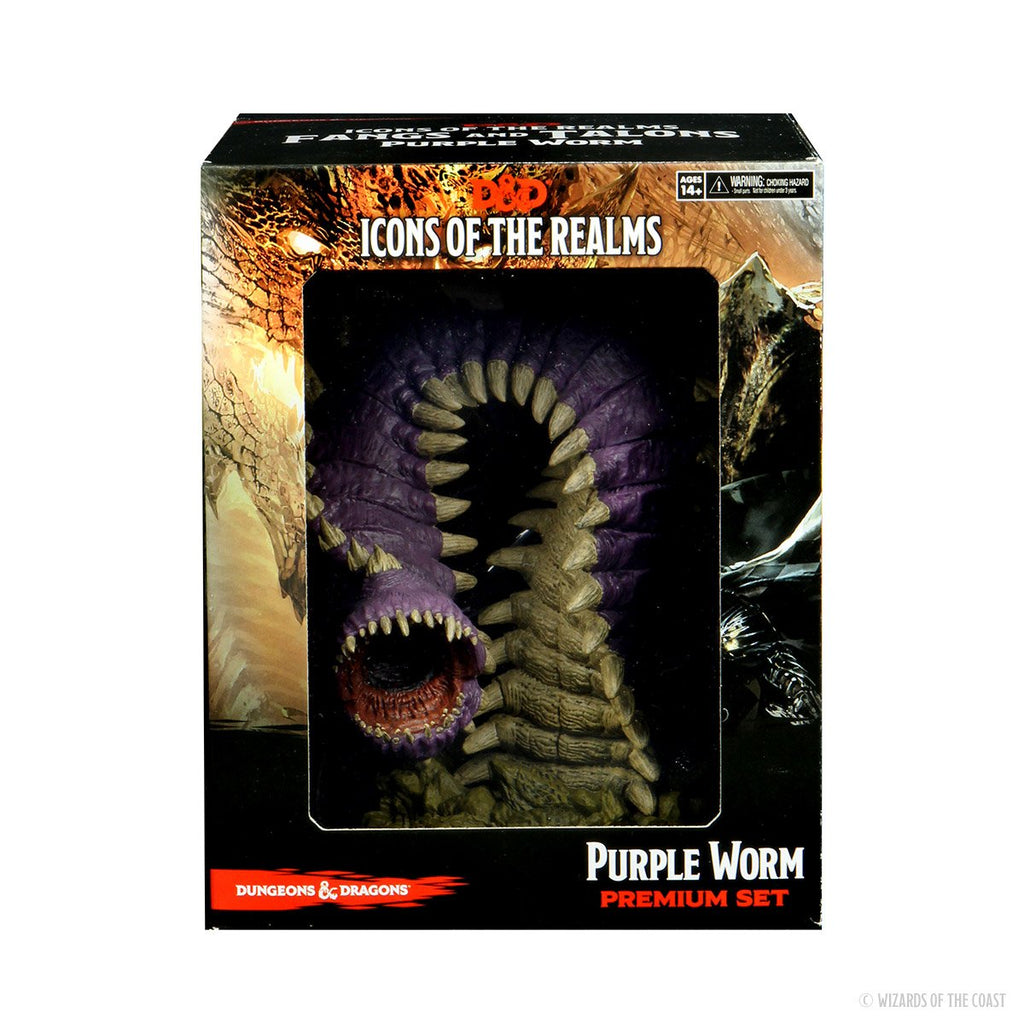 D&D Icons of the Realms: Fangs and Talons - Purple Worm Premium Set