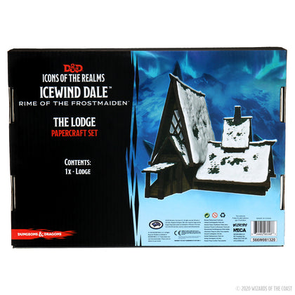 D&D Icons of the Realms: Icewind Dale: Rime of the Frostmaiden - The Lodge Papercraft Set - 2