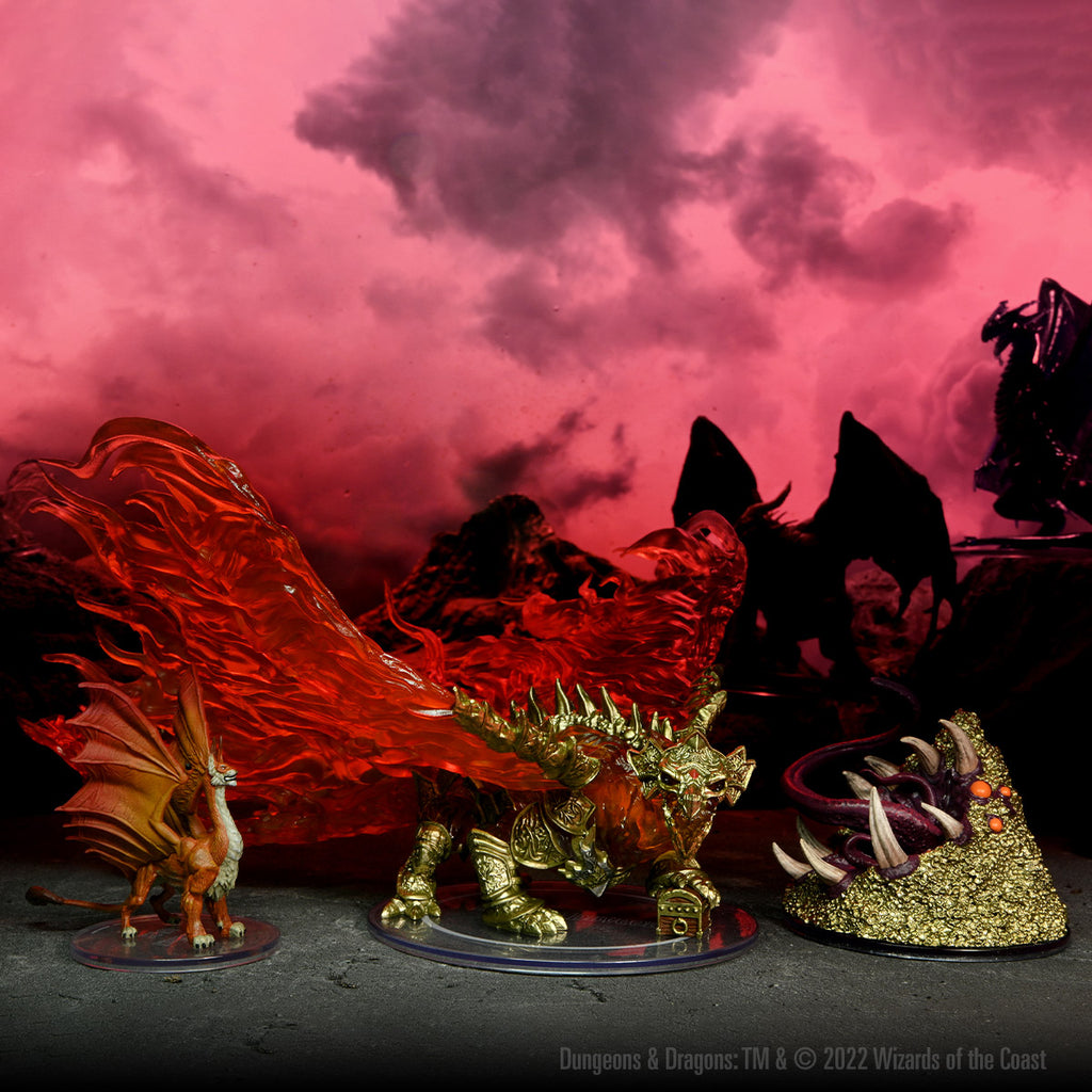 D&D Icons of The Realms: Fizban's Treasury of Dragons - Super Booster (Set22) - Contains 1 Huge Rare Figure, Prepainted, Preassembled, Miniature, Dungeons & Dragons D&D Icons of The Realms: Fizban's Treasury of Dragons - Super Booster (Set22) - Contains 1 Huge Rare Figure, Prepainted, Preassembled, Miniature, Dungeons & Dragons