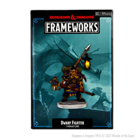D&D Frameworks: Dwarf Fighter Male - Unpainted and Unassembled