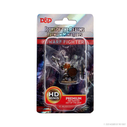 D&D Icons of the Realms Premium Figures: Dwarf Fighter Male - 1
