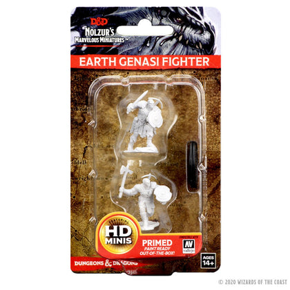 D&D Nolzur's Marvelous Miniatures: Earth Genasi Male Fighter - 1