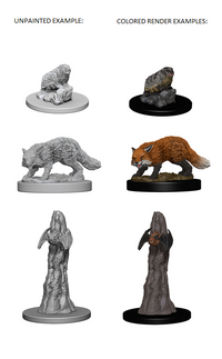 Pathfinder Battles Deep Cuts Unpainted Miniatures: Familiars