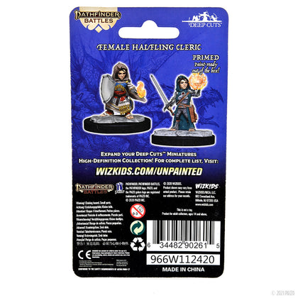 Pathfinder Deep Cuts: Halfling Cleric Female - 2
