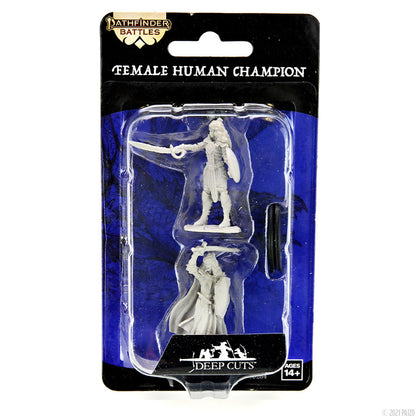 Pathfinder Deep Cuts: Human Champion Female - 1