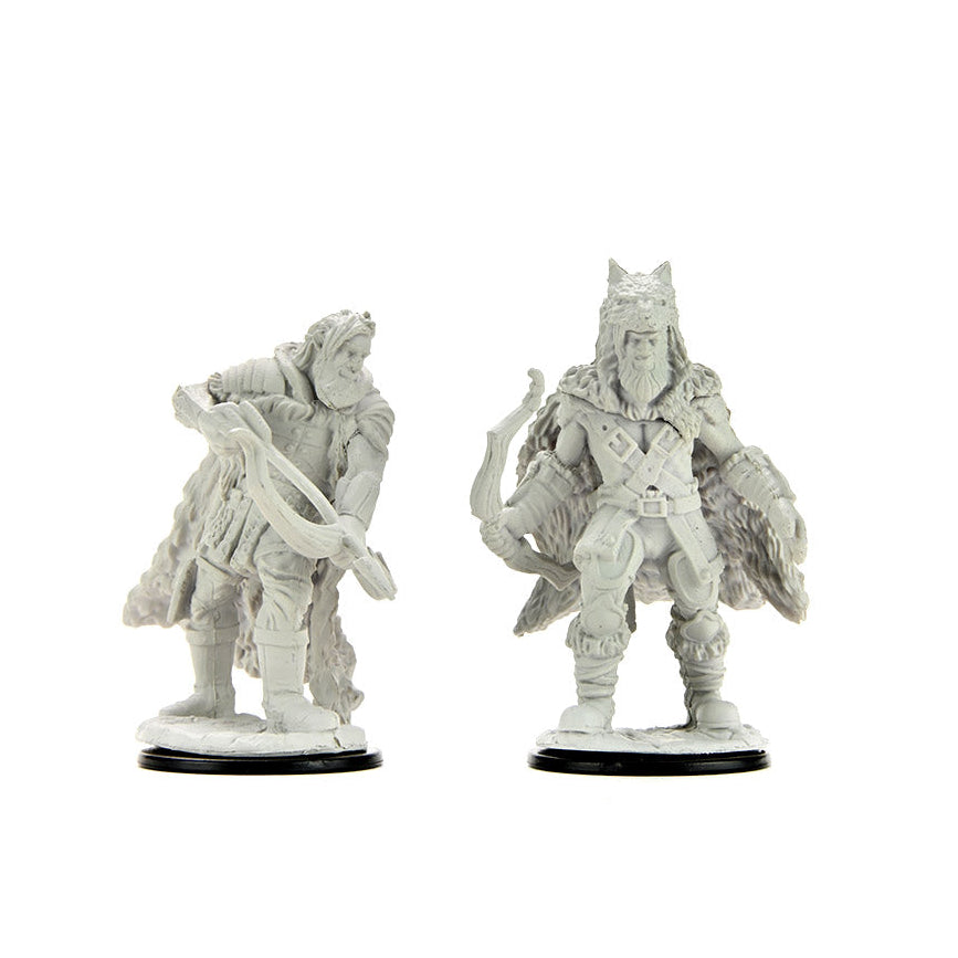 D&D Nolzur's Miniatures: Firbolg Ranger Male - Unpainted Primed DND RPG Figure - View #10