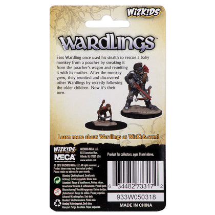 WizKids Wardlings RPG Figures: Boy Rogue & Monkey - 2