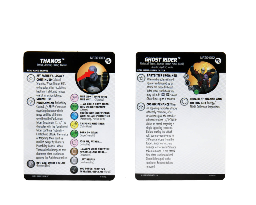 Heroclix Marvel Iconix Thanos Snap! Thanos #004 LE figure w/card Heroclix Marvel Iconix Thanos Snap! Thanos #004 LE figure w/card