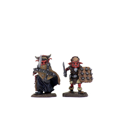 Wizkids Wardlings Painted Miniatures: Goblin (Male) & Goblin (Female) - 3